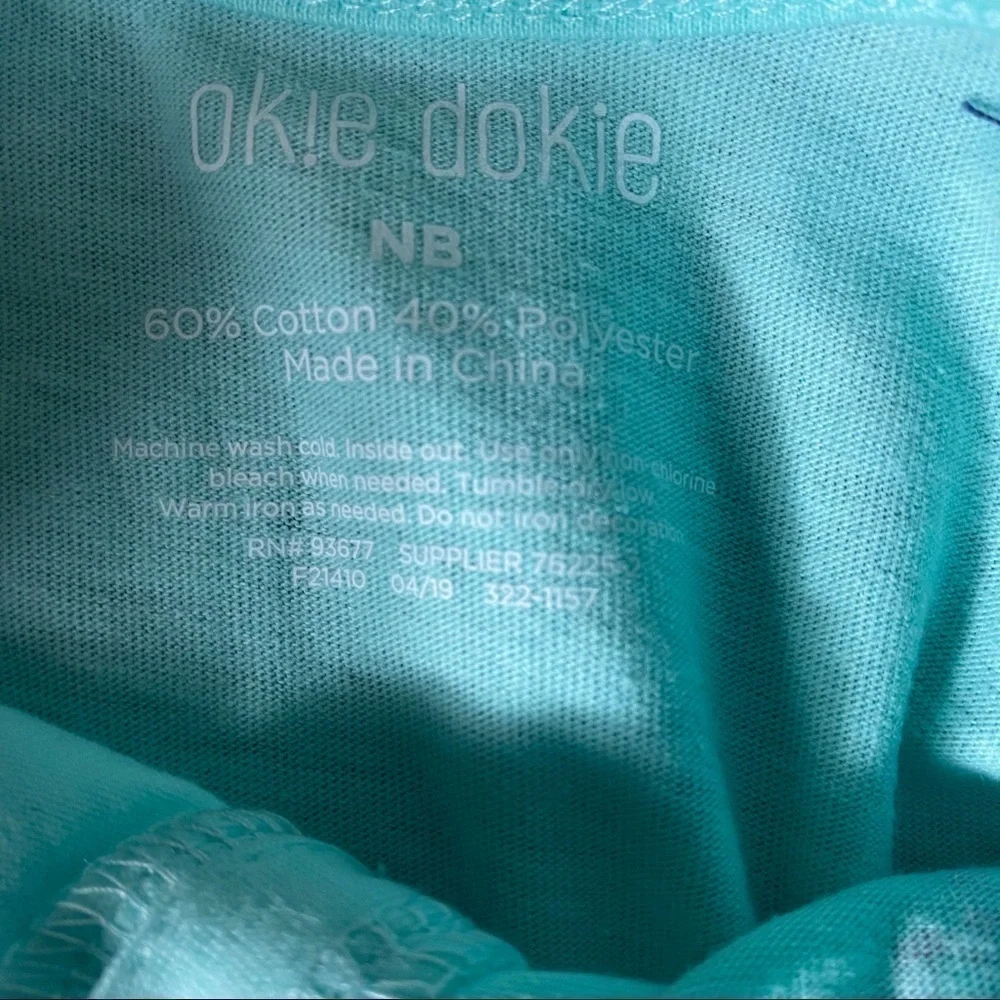 3 Okie Dokie Newborn items Size NB